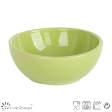 13 centímetros de cor verde Full Glazed Rice Bowl